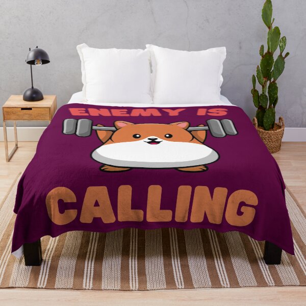 Item preview, | Enemy is Calling | Hamster | designed and sold by Keep Smiling.