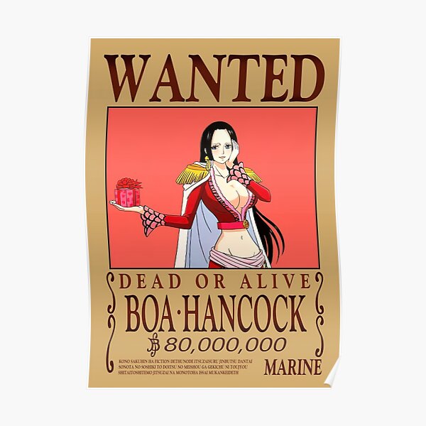 Boa Hancock Poster For Sale By Danieldutkosky Redbubble 