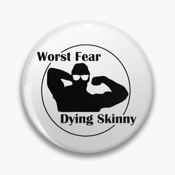 Item preview, Worst fear: Dying Skinny Zyzz pose black designed and sold by designsbyted.