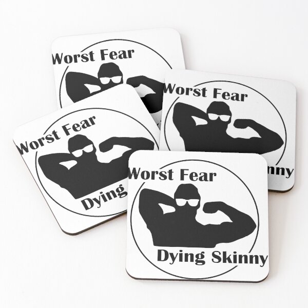 Item preview, Worst fear: Dying Skinny Zyzz pose black designed and sold by designsbyted.