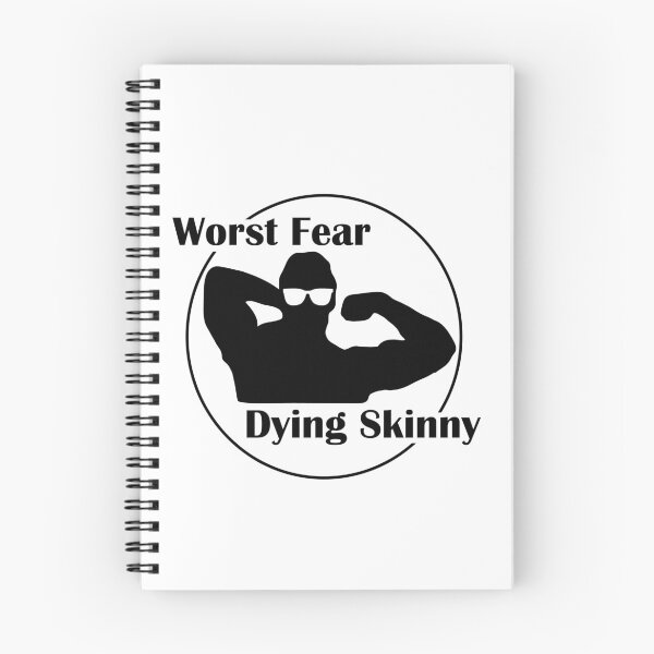 Item preview, Worst fear: Dying Skinny Zyzz pose black designed and sold by designsbyted.