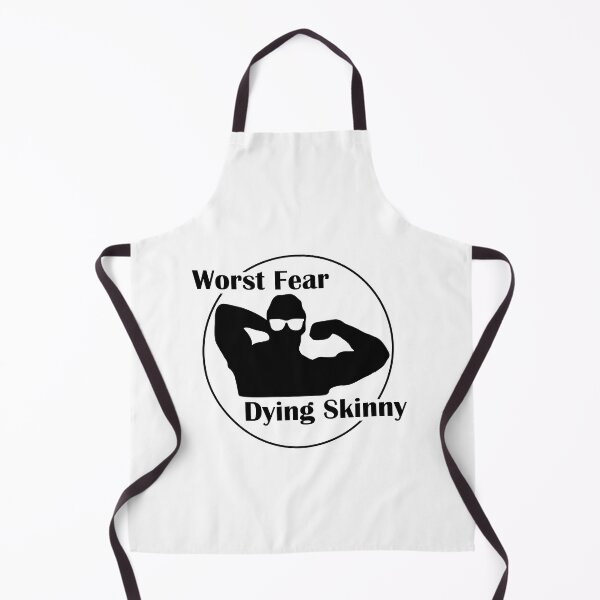 Item preview, Worst fear: Dying Skinny Zyzz pose black designed and sold by designsbyted.