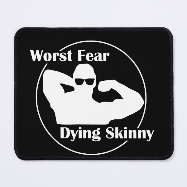 Item preview, Copy of Worst fear: Dying Skinny Zyzz pose white designed and sold by designsbyted.