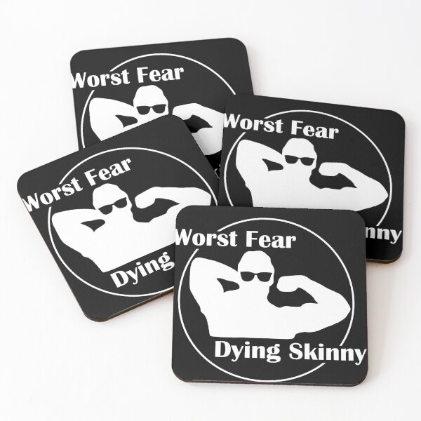Item preview, Copy of Worst fear: Dying Skinny Zyzz pose white designed and sold by designsbyted.