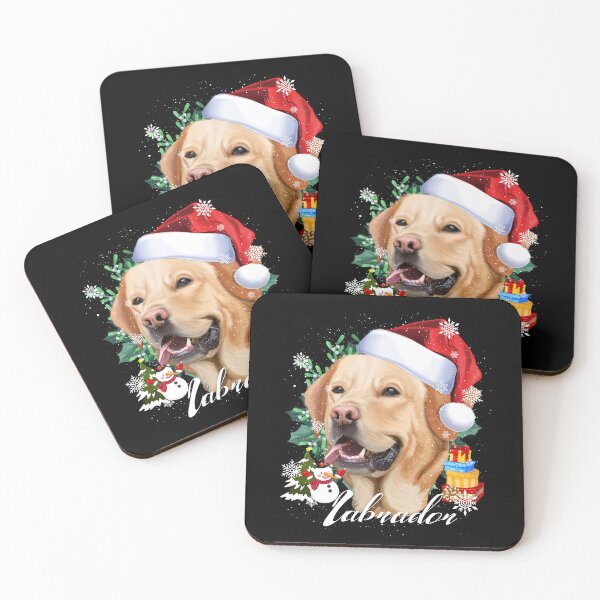 Item preview, Furry Brown Cute Labrarador Dog Christmas Santa Hat designed and sold by Barnissim.
