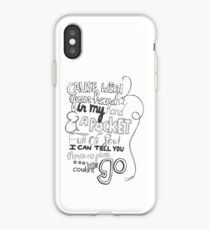 Mirrors Lyric Art iPhone Case