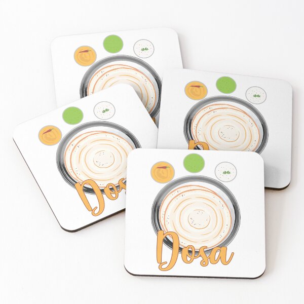 Item preview, Masala Dosa Idli Churtney on Banana Leaf Indian Food designed and sold by alltheprints.