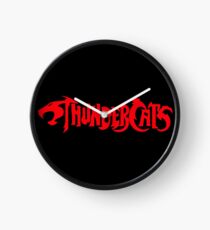 Thundercats Text Logo Clock