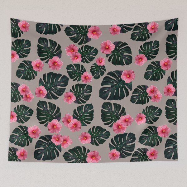 Item preview, Tropical pattern n.1 - grey designed and sold by Psychae.