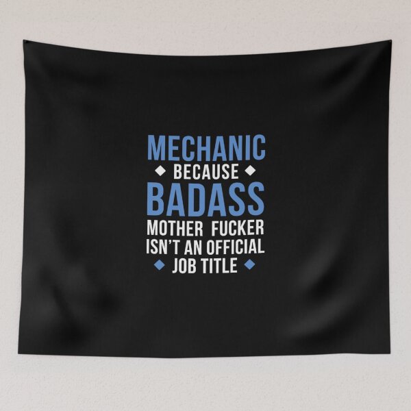 Item preview, Badass Mechanic Professions gift designed and sold by aryagiri.