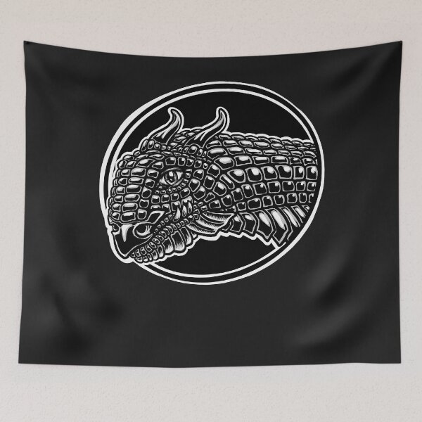 Item preview, Friendly dragon head line drawing designed and sold by JodiReal1.