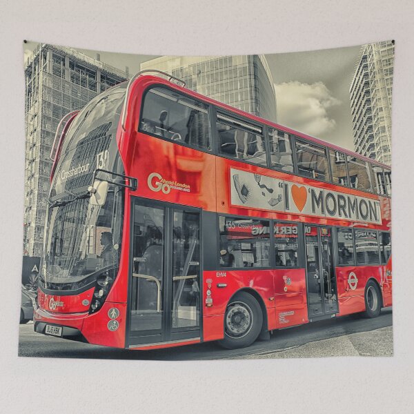 Aperçu de l'œuvre Londres - Mormon bus créée et vendue par balazsromsics.