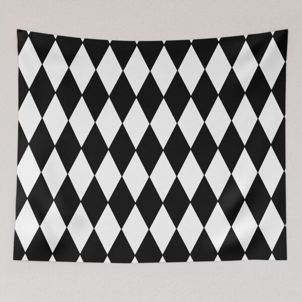 Item preview, Black White Harlequin designed and sold by starrylite.