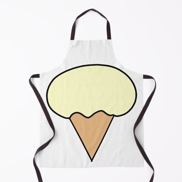 Item preview, vanilla cone ice cream yellow color designed and sold by khulisara246.