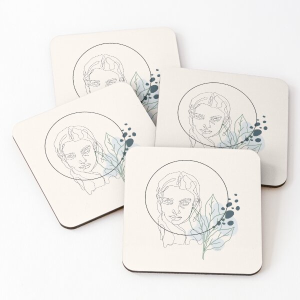 Item preview, Minimalistic floral boho lineart  designed and sold by CreativeStrand.