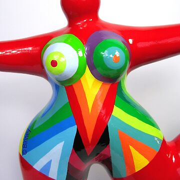 Vorschaubild zum Design Red Nana Biriney - tribute to Niki de Saint Phalle, copyrighted design by Biriney von Biriney