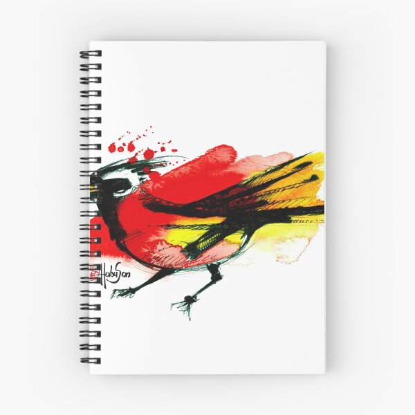 Item preview, Bird in red - Animals One - Habu-San Design designed and sold by Habu-San.