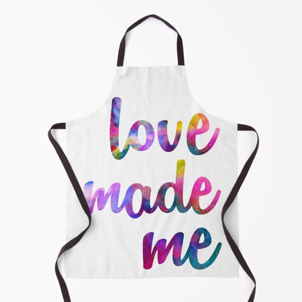 Item preview, The inscription "love made me" designed and sold by lu-print-design.