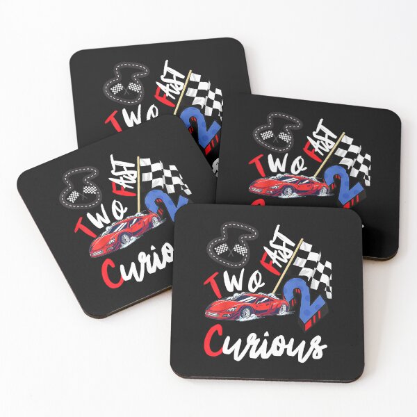 Item preview, Two Fast 2 Curious Racing 2nd Birthday Boy Top Birthday designed and sold by MalloWilli.