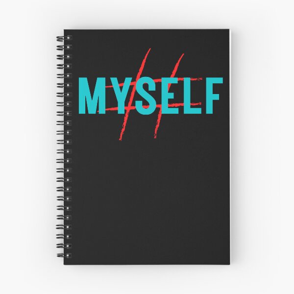 Item preview, hashtag myself t shirt design for self lovers. designed and sold by haideralibhai.