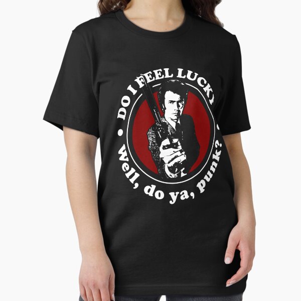 Vista previa del artículo con la obra «¿Me siento afortunado, bueno, cita punk?», diseñado y vendido por McPod.