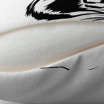 Alternate view of Celebrating the beauty of the tiger Throw Pillow