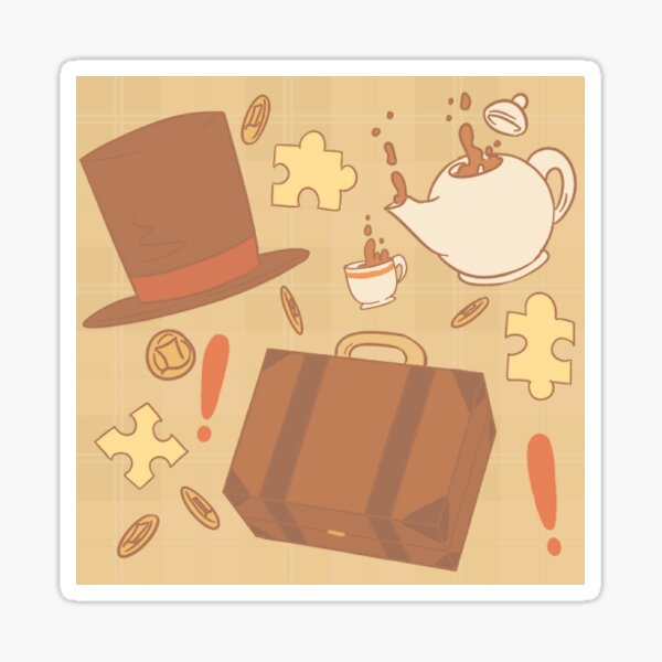 Puzzle-Muster Sticker
