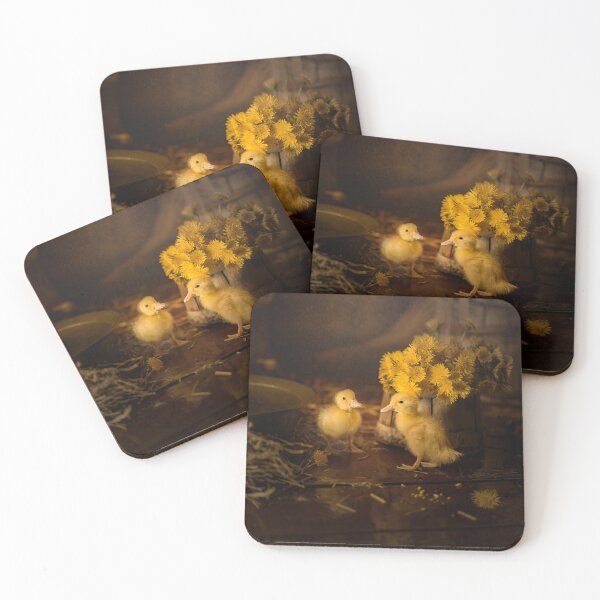 Item preview, Yellow dandelions and baby geese designed and sold by Svetlana Korneliuk.