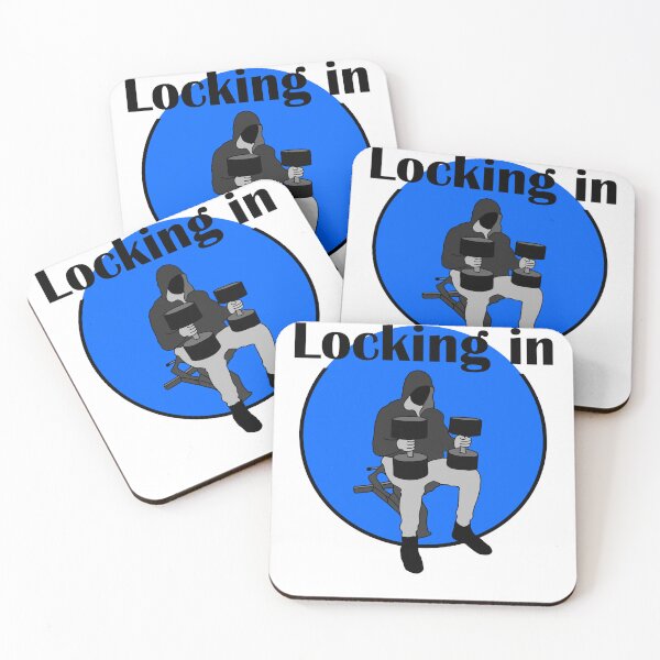 Item preview, Locking in cbum dumbell press blue designed and sold by designsbyted.