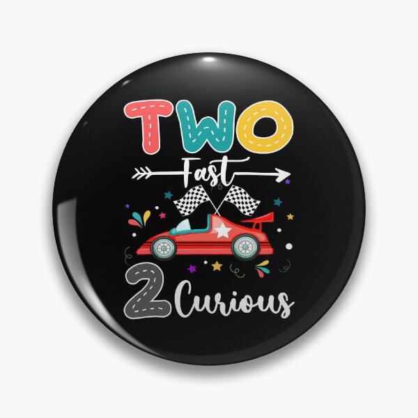 Item preview, Two Fast 2 Curious Racing 2nd Birthday Gift Boy Girl designed and sold by MalloWilli.