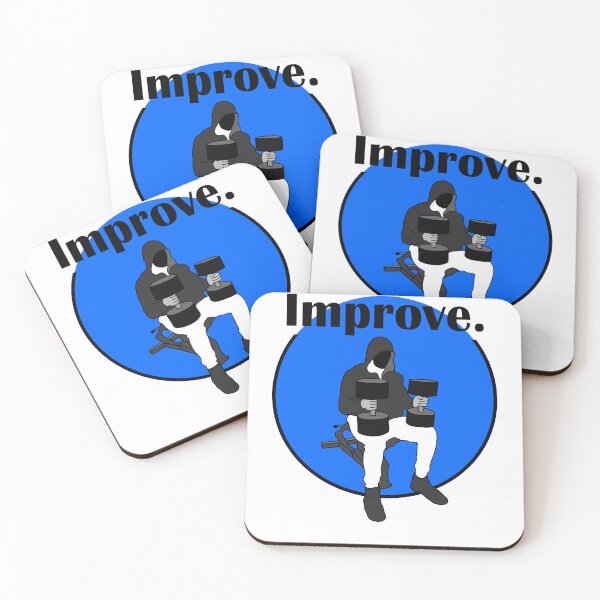 Item preview, Improve. cbum dumbell press blue designed and sold by designsbyted.