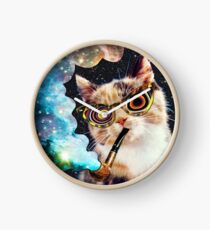Hohe Katze Uhr