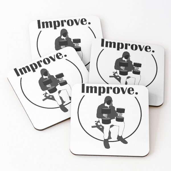 Item preview, Improve. cbum dumbell press white designed and sold by designsbyted.