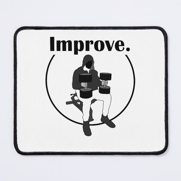 Item preview, Improve. cbum dumbell press white designed and sold by designsbyted.