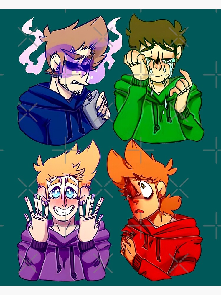 Eddsworld Sad Crying Depressed Poster For Sale By Gavinnstore Redbubble