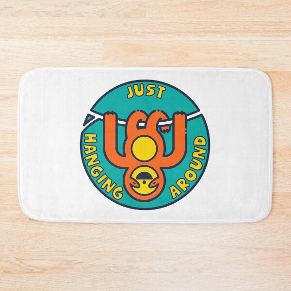 Item preview, Just hanging around - Sloth motif, fun cute upside down design designed and sold by cappobeano.