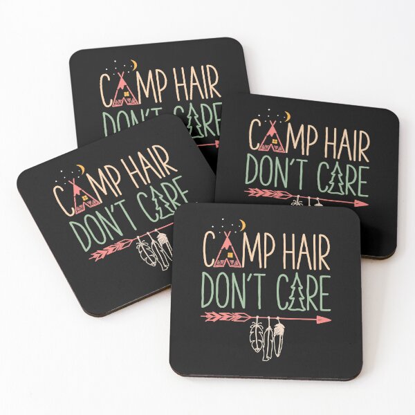 Item preview, Camp Hair Don't Care Funny Camping Outdoor Camper designed and sold by BennetJaco.
