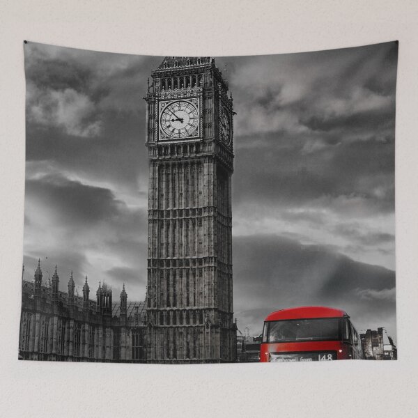 Item preview, London Big Ben con Red Bud designed and sold by balazsromsics.