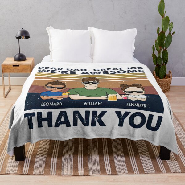 Item preview, Dear Dad Great Job We're Awesome designed and sold by GarretBlake.