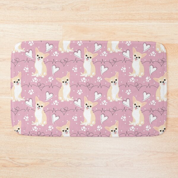 Item preview, LOVE Fawn Cream White Chihuahua 4 designed and sold by Lulupainting.