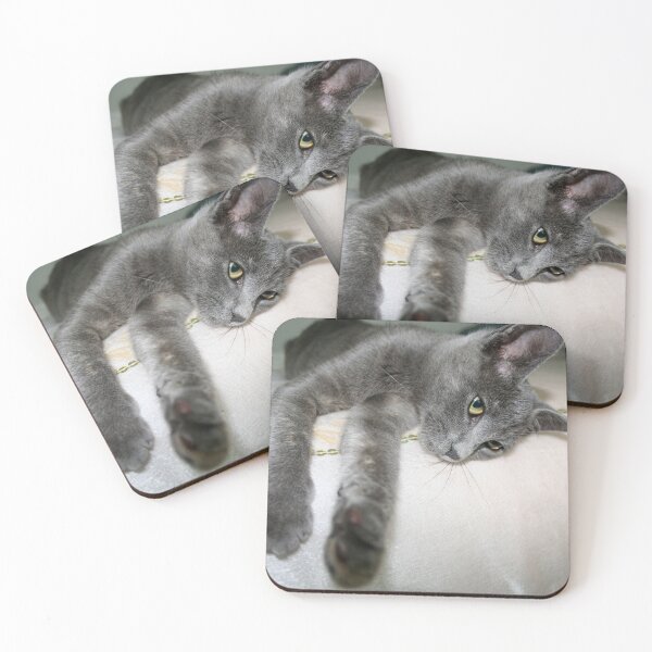 Item preview, Russian Grey Cross Tabby Cat designed and sold by taiche.