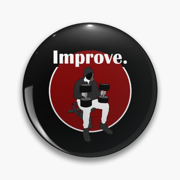 Item preview, Improve. cbum dumbell press red designed and sold by designsbyted.