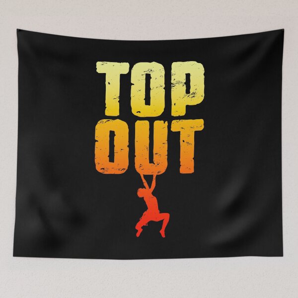 Item preview, Top Out Rock Climbing Bouldering Funny Climber Boy designed and sold by GrandeDuc.