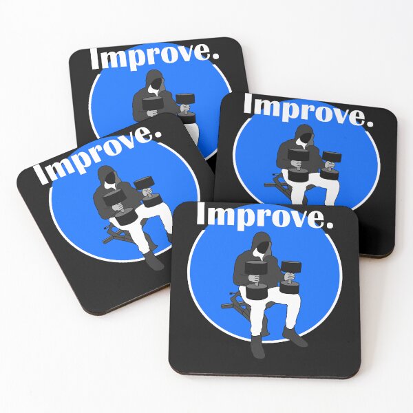 Item preview, Improve. cbum dumbell press blue designed and sold by designsbyted.