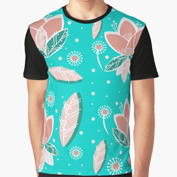 Snowy flower/ Digital illustration Graphic T-Shirt