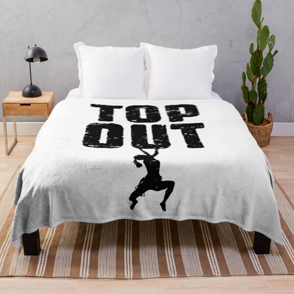 Item preview, Top Out Rock Climbing Bouldering Funny Climber Girl designed and sold by GrandeDuc.