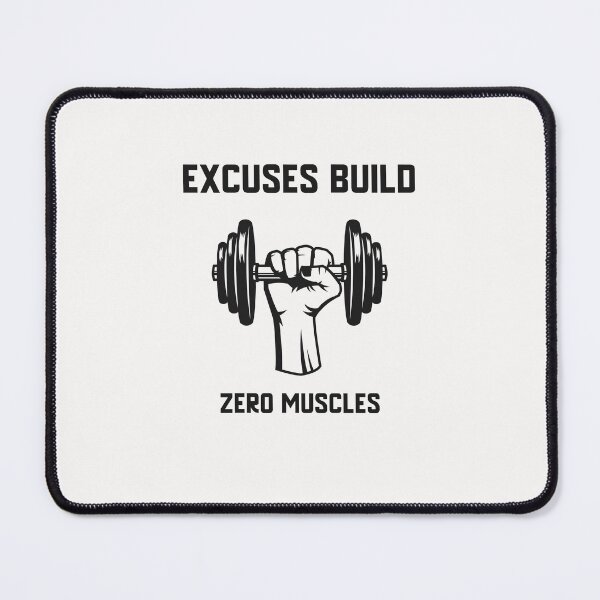 Item preview, NO EXCUSES designed and sold by KDM-Designs.