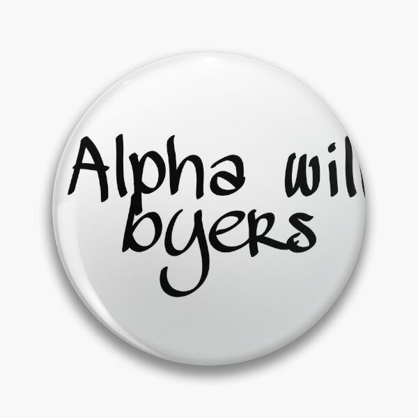 Item preview, Alpha will byers  designed and sold by Fictionette25.