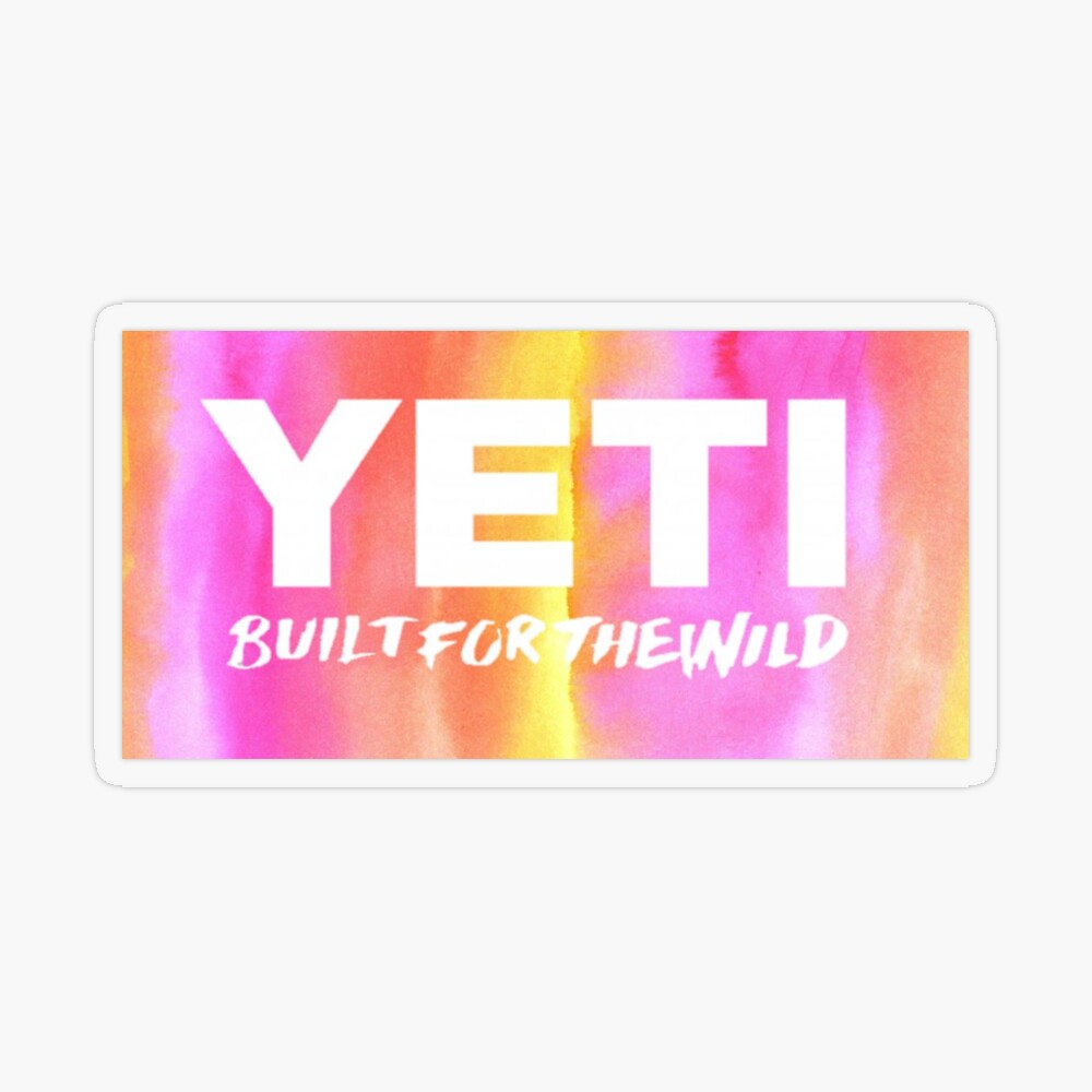 Orange Yeti Sticker Sticker for Sale by brookehend