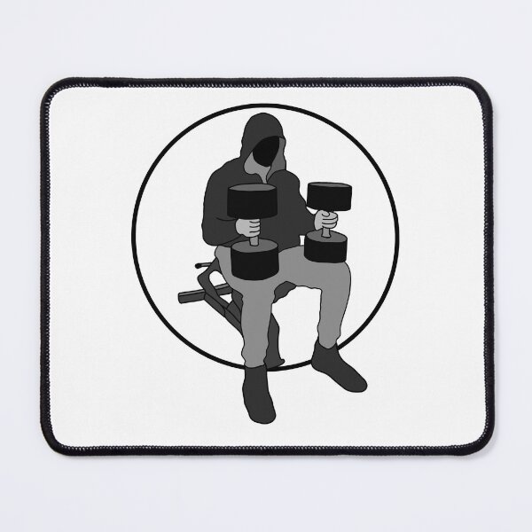Item preview, cbum dumbell press white designed and sold by designsbyted.